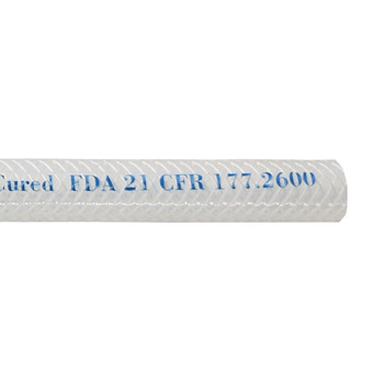 透明硅膠網紋管